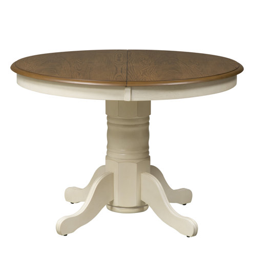 Beachcrest Home Lytham Extendable Pedestal Dining Table & Reviews Wayfair